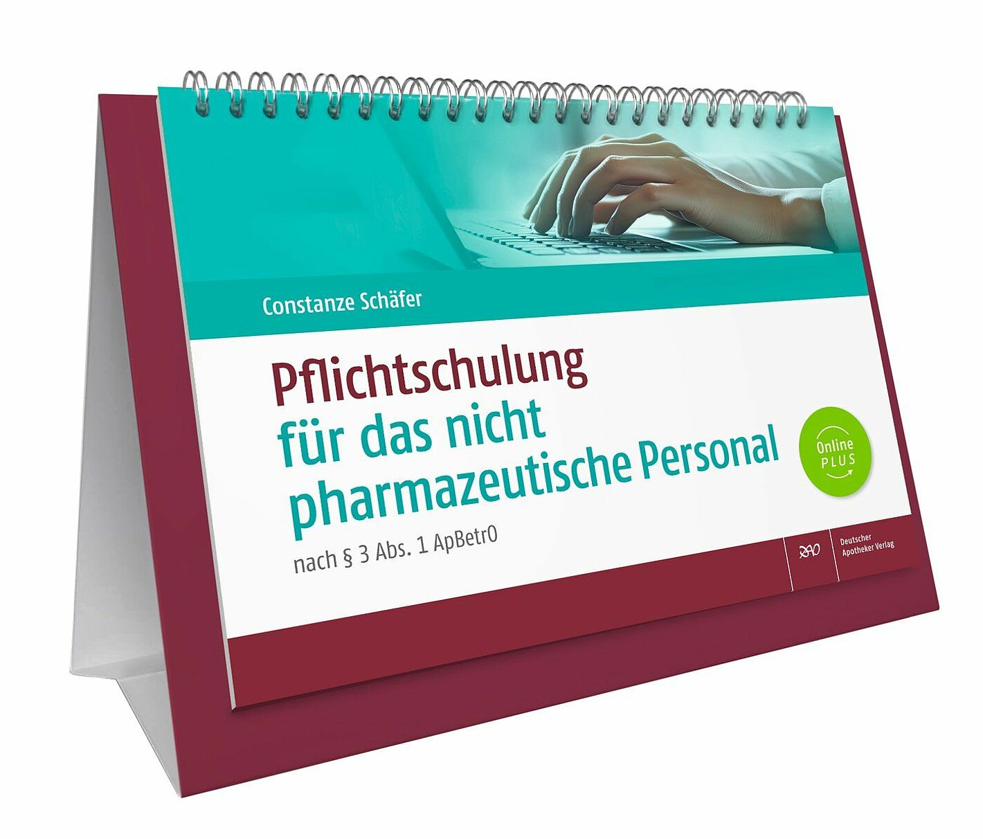 Tisch-Aufsteller "Pflichtschulung für das nicht-pharmazeutische Personal"