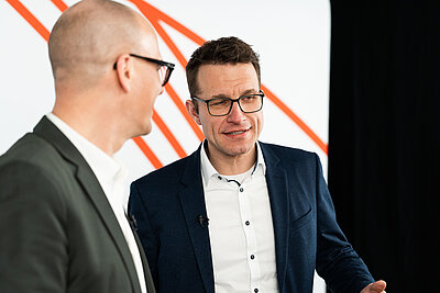 Dr. Benjamin Wessinger im Studio im Gespräch mit Martin Kemper