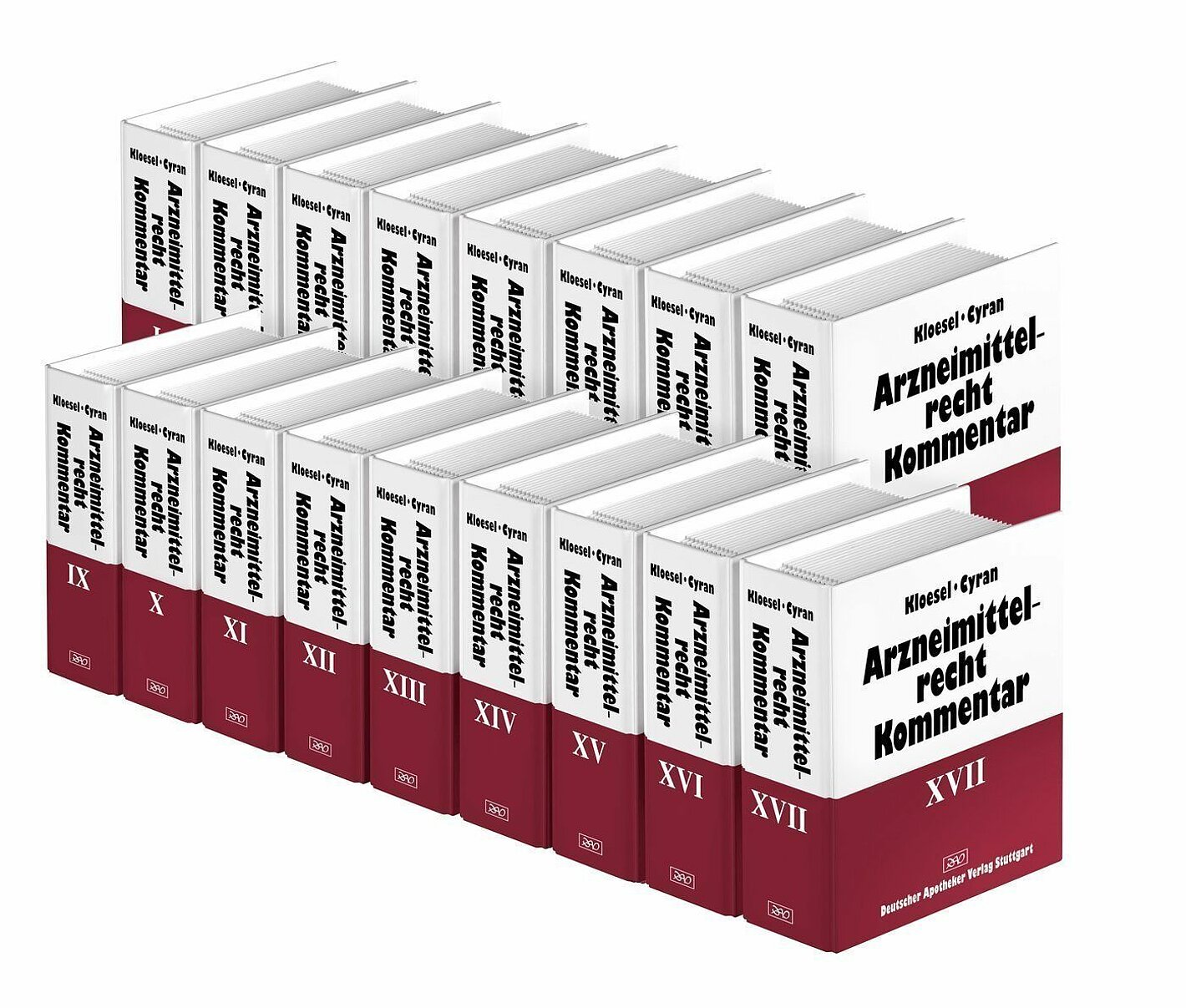 Abbildung der Ringordner "Arzneimittelrecht Kommentar"