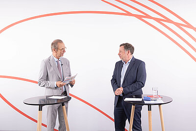 Dr. Christian Rotta im Gespräch mit Dr. Markus Rohner